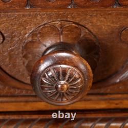 Antique Cupboard Neo-Baroque Style Walnut Italy XX Century Original