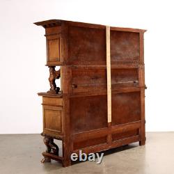 Antique Cupboard Neo-Baroque Style Walnut Italy XX Century Original