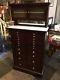Antique Dental Cabinet Mahogany 22 Drawer Delivery Available