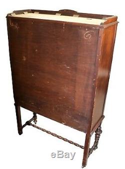 Antique Depression Era China Hutch with Linen Drawer