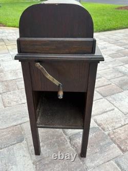 Antique Dictaphone Shaving Machine + Cabinet 1910-1911 Read Description