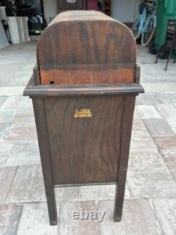 Antique Dictaphone Shaving Machine + Cabinet 1910-1911 Read Description