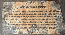 Antique Dictaphone Shaving Machine + Cabinet 1910-1911 Read Description
