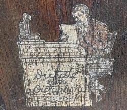 Antique Dictaphone Shaving Machine + Cabinet 1910-1911 Read Description