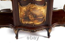 Antique Display Cabinet/Curio LOUIS XV STYLE ETAGERE 19th century With Light