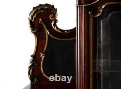 Antique Display Cabinet/Curio LOUIS XV STYLE ETAGERE 19th century With Light
