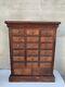 Antique Doc&tom Drawer Apothecary Style Cabinet Made Expressly For Henry Welsh