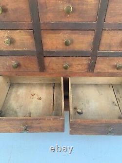 Antique Doc&Tom Drawer Apothecary Style Cabinet Made Expressly For Henry Welsh