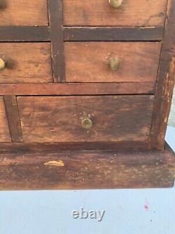 Antique Doc&Tom Drawer Apothecary Style Cabinet Made Expressly For Henry Welsh