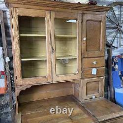 Antique Dry Sink Step Back Cupboard