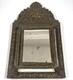 Antique Dutch Copper 24 Wall Cabinet Mirror Beveled Brush Key Holder Bd866