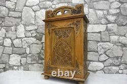 Antique Dutch Wooden Wall Cabinet Hanging Cabinet Bathroom Cabinet