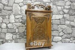 Antique Dutch Wooden Wall Cabinet Hanging Cabinet Bathroom Cabinet