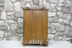 Antique Dutch Wooden Wall Cabinet Hanging Cabinet Bathroom Cabinet