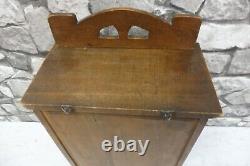 Antique Dutch Wooden Wall Cabinet Hanging Cabinet Bathroom Cabinet