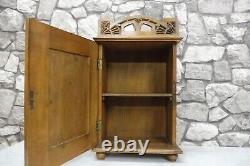 Antique Dutch Wooden Wall Cabinet Hanging Cabinet Bathroom Cabinet