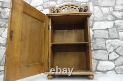 Antique Dutch Wooden Wall Cabinet Hanging Cabinet Bathroom Cabinet