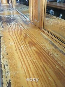 Antique Early 1900's 14' Brunswick Montana Backbar Saloon, Brewery, Man Cave