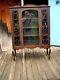 Antique Early 1900's Gettysburg Pa. China Cabinet Estate Furniture All Glass