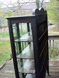 Antique Early 1900's Gettysburg Pa. China Cabinet Estate Furniture all Glass