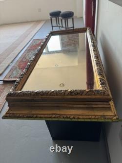 Antique Early 1900's Oak Medicine Wall Storage Cabinet with Mirror