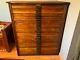 Antique Early 1900's Restored 25 Drawer Printers Cabinet By Hamilton Mfg. Co
