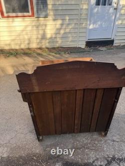 Antique Eastlake Victorian Walnut Washstand/Commode Cabinet Late 1890s