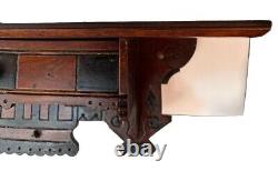 Antique Eastlake Wall SHELF Aesthetic Victorian 24W X 7.5H X 9L