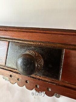 Antique Eastlake Wall SHELF Aesthetic Victorian 24W X 7.5H X 9L