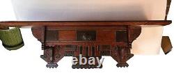 Antique Eastlake Wall SHELF Aesthetic Victorian 24W X 7.5H X 9L