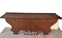 Antique Eastlake Wall SHELF Aesthetic Victorian 24W X 7.5H X 9L