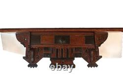 Antique Eastlake Wall SHELF Aesthetic Victorian 24W X 7.5H X 9L