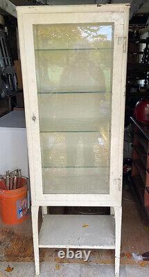 Antique Embalming/ Embalmers medicine cabinet From Closed Funeral Parlor
