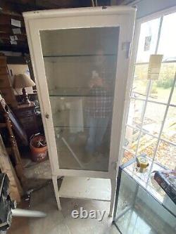 Antique Embalming/ Embalmers medicine cabinet From Closed Funeral Parlor