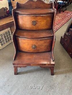 Antique English Library Ladder Stairs