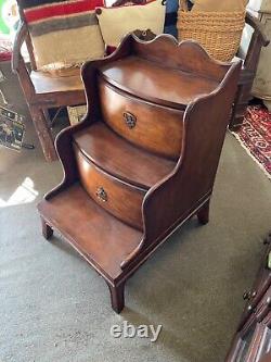 Antique English Library Ladder Stairs