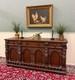 Antique English Renaissance Style Sideboard Server Entry Buffet Oak C. 1930-40s