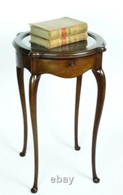 Antique English Walnut Bijouterie Display Table PL4797
