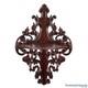 Antique Extra-large Victorian Mahogany Carved Wall Hanging Corner Shelf