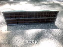 Antique Factory Industrial Metal Shadowbox Vintage Apothecary Display Decor Art