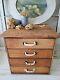 Antique File Cabinet Oak Four Drawer Office Tabletop The Waddell Www