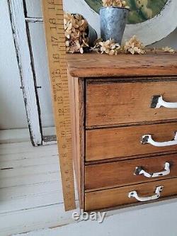 Antique File Cabinet Oak Four Drawer Office Tabletop The Waddell WWW
