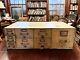 Antique Frank Lloyd Wright Larkin Building Metal Built In Filing Cabinet Unit