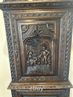 Antique French Bonnetaire Cabinet