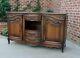 Antique French Country Sideboard Server Buffet Cabinet Cupboard Oak Louis Xv