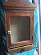 Antique French Country Medicine Cabinet Wood Cupboard Furniture Pharmacy Hanging