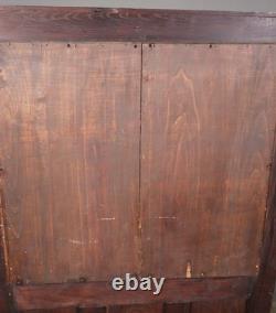 Antique French Gothic Revival Cabinet/Bar Cabinet in Highly Carved Chestnut Wood