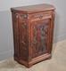 Antique French Gothic Revival Cabinet/console/sideboard, Highly Carved Chestnut