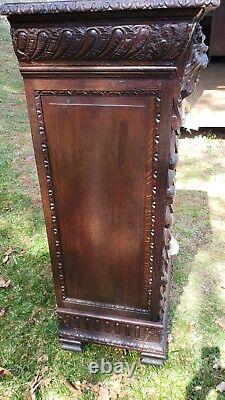 Antique French Jam Cabinet Cupboard Heirloom Cabinet Bar Oak Confiture Key