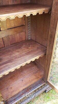 Antique French Jam Cabinet Cupboard Heirloom Cabinet Bar Oak Confiture Key